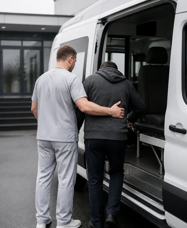 Организация медтранспортировки в Новомосковске от 5163 р. | Медзона
