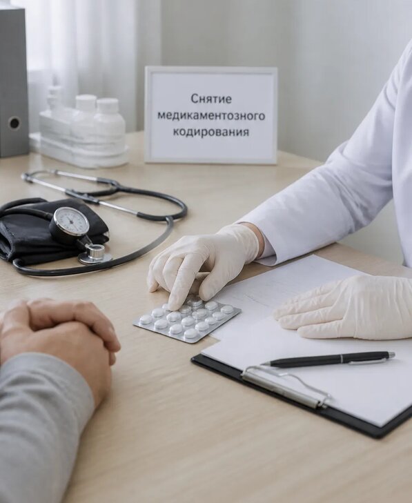 Снятие медикаментозного кодирования в Новомосковске от 5163 р. | Медзона